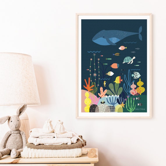 Deep sea wall art
