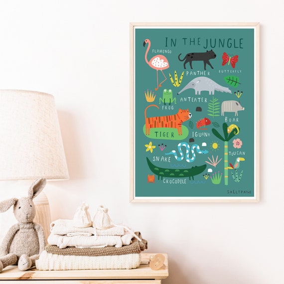 In the jungle  wall art
