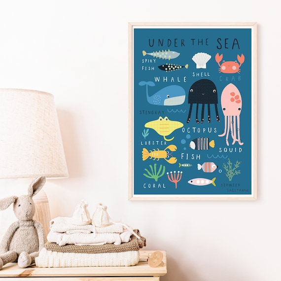 Under the sea wall art