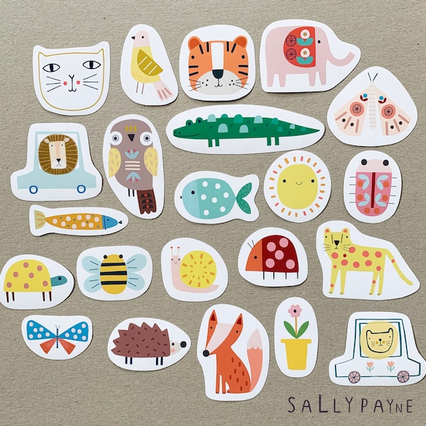 Stickers for Kids - Etsy