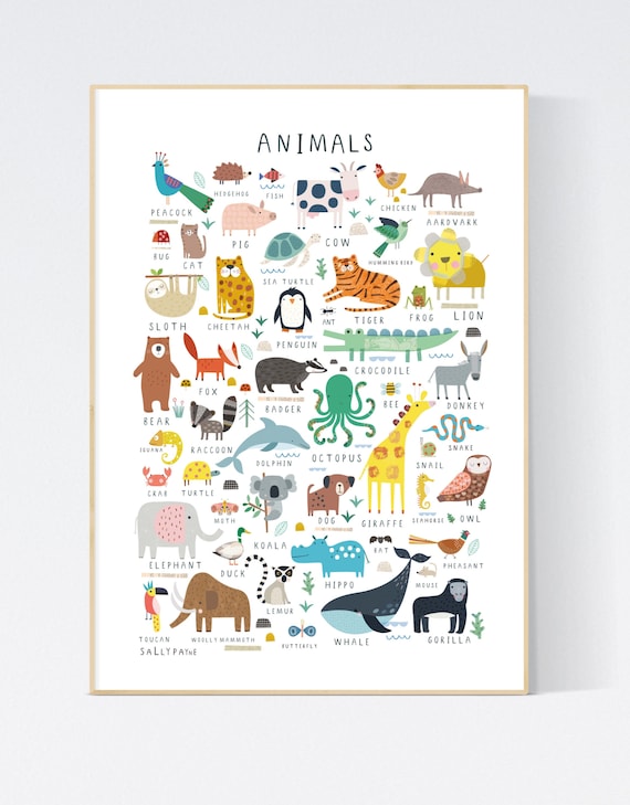 Animals wall print-  wall art