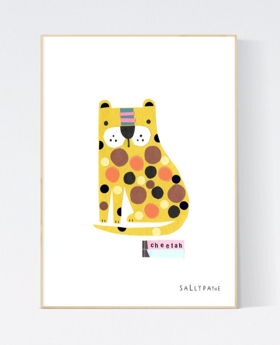 Cheetah wall art