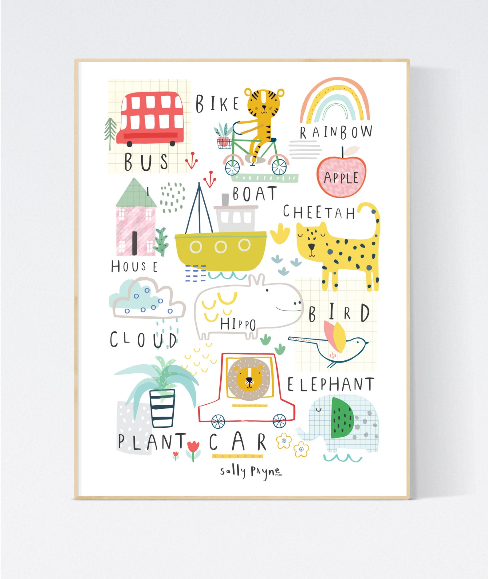 Animal Print Wall Art Wall Art Children's Prints Etsy