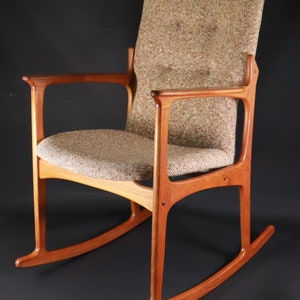 Mid Century 60s Vamdrup Teak Rocking Chair / Chair / Danish / Vintage #Q