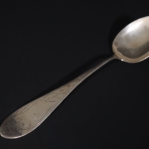 Antique Reusch & Söhne 800 silver spoon / 21 cm / Art Nouveau #W