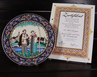 Villeroy & Boch Heinrich Teller Russische Märchen 1980 Die Schneekönigin 4#W