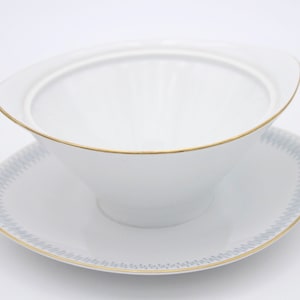 RARE! - Hutschenreuther / Hohenberg / Sauce boat without lid / Gold rim #V6