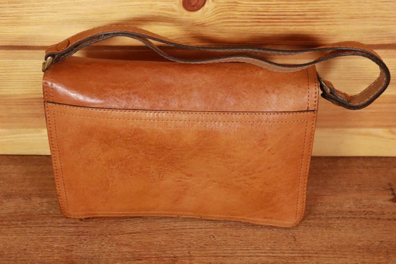 La Moda leren handtas bruin vintage - zo goed als nieuw / Oud #O - Etsy  Nederland