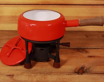 Dansk Designs IHQ Jens Quistgaard Kobenstyle Cast Iron Fondue Burner Enamel #X