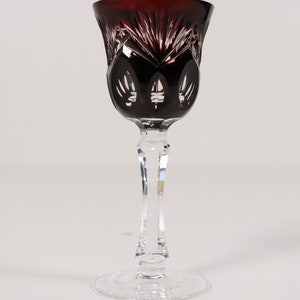 Nachtmann liqueur glass / crystal / Roman glass / Roman glass / dark red #Y1