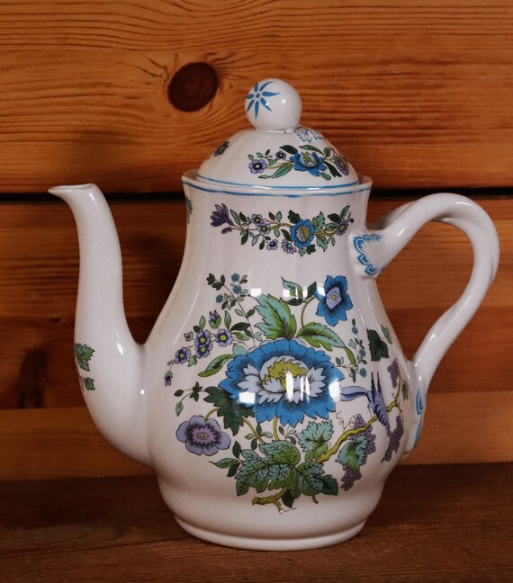 Spode Copeland Mulberry England Ceramic S3405F Teapot Colorful #Z2