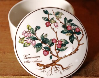 Villeroy & Boch Porcelain Botanica Bonboniere 10 cm Vaccinimium Vites idaea #W