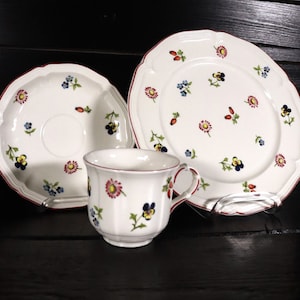 Villeroy & Boch Petite Fleur coffee set 3 pieces Country Collection V1 image 1