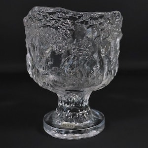 Kosta Boda / Glass Bowl / Bowl / Dancing / Couple / Trees #U2