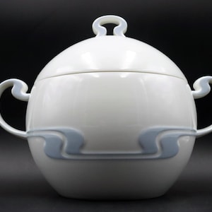 ZELDZAAM! Rosenthal Asimmetria blauw - soepterrine / Björn Wiinblad #R