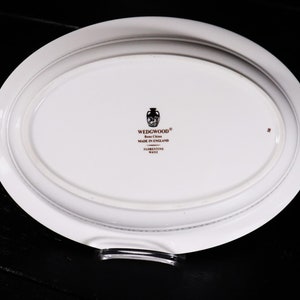 Wedgwood Bone China Florentine W4312 Black Side Dish Oval 28 cm Y2 image 9