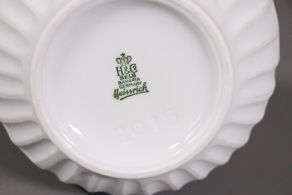 H&C Selb Bavaria Heinrich / Relief / Vase / 21,5cm / Stempel 2015 #O