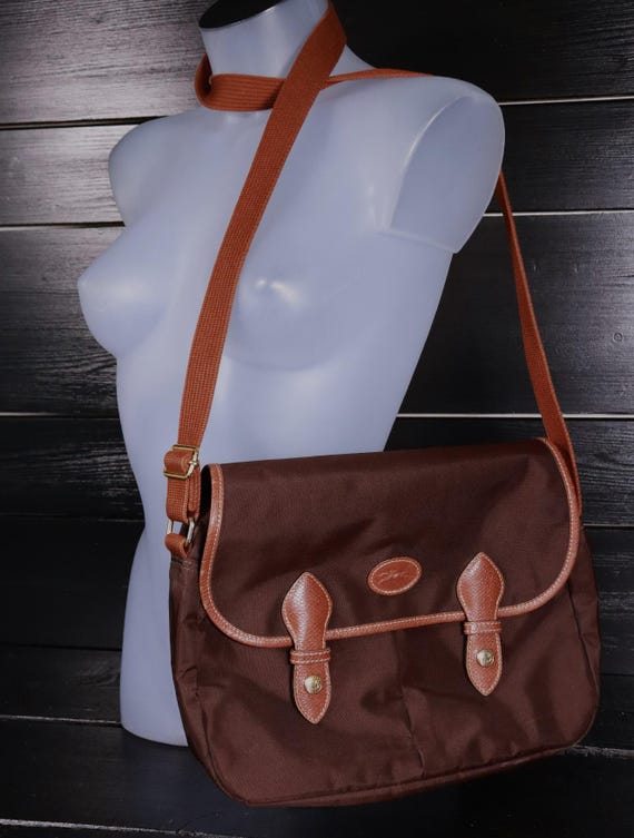 Longchamp Le Pliage Nylon Crossbody Shoulder Bag Brown U2 Etsy New Zealand