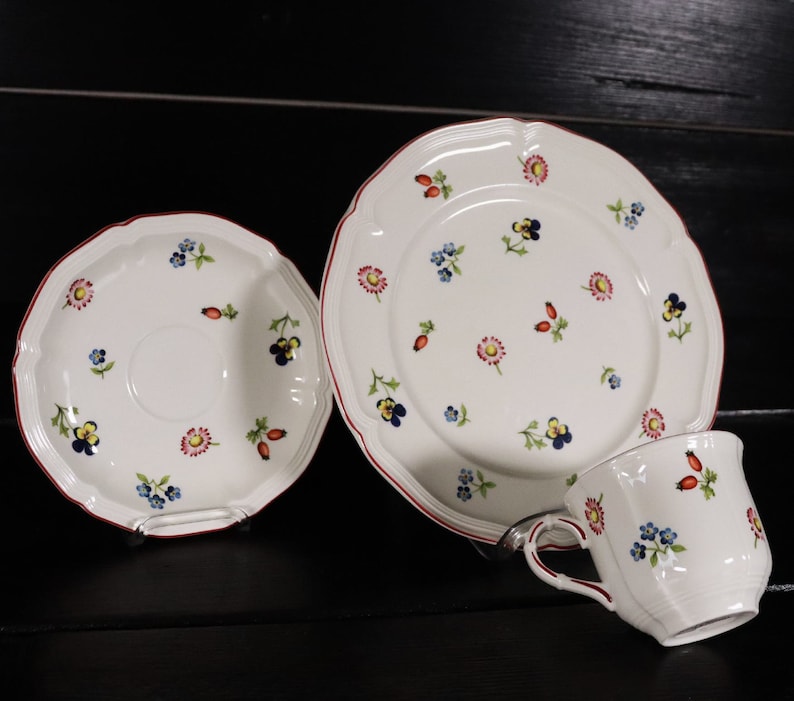 Villeroy & Boch Petite Fleur coffee set 3 pieces Country Collection V1 image 4