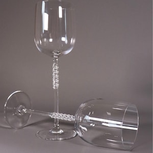 2x Rosenthal CENTURY vinglas 22,8 cm Studio line med knoppar / stjälkglas #U3