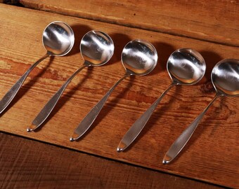 LAUFFER 5 cucharas soperas 16,1 cm Diseño 2 Noruega / acero inoxidable 18/8 / cubiertos #Z3