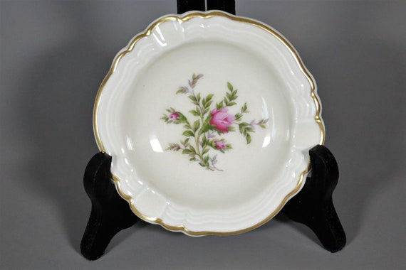 Rosenthal Ashtray Moosrose Classic Rose 11 Cm With Gold Rim B - Etsy