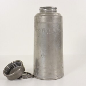 Antike Flasche / Feldflasche / Pitsche / Zinn / um 1778 #W