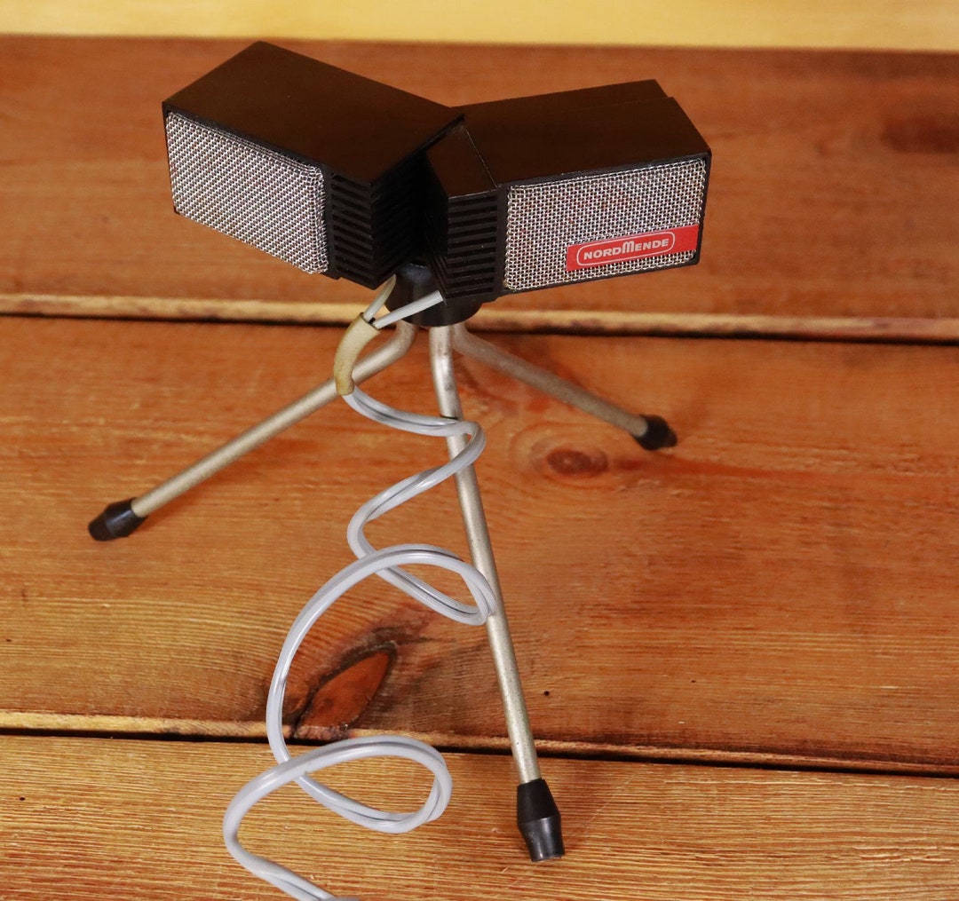 Nordmende Tripod Hifi Microphone 8001 / Vintage Table Etsy