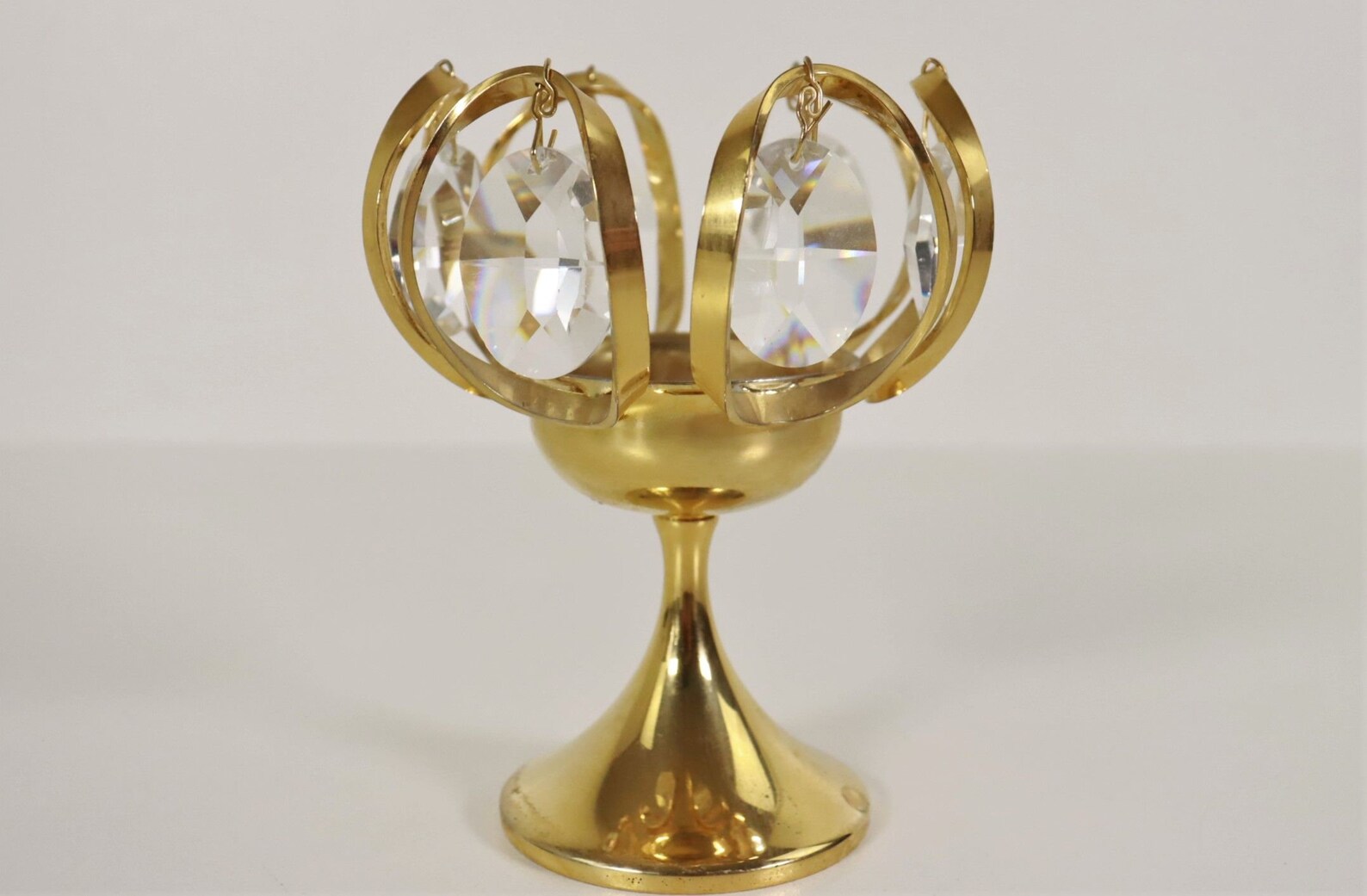 Weinfurtner Gold Crystal / Candle Holder / Tea Light Holder / Etsy