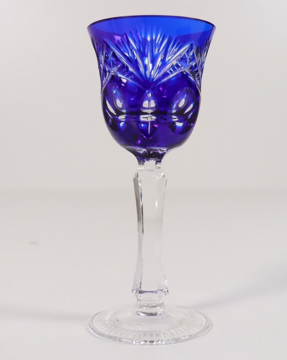 Nachtmann Liqueur Glass / Crystal / Römer / Römer Glass / Blue #Y1