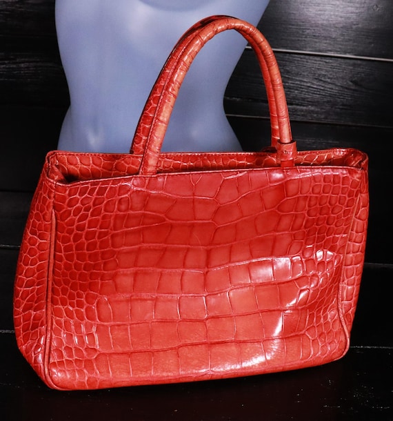 バッグ Furla leather cut design blown hand bag Vintage Furla Scalloped Leather Baguette Purse Bag | eBay