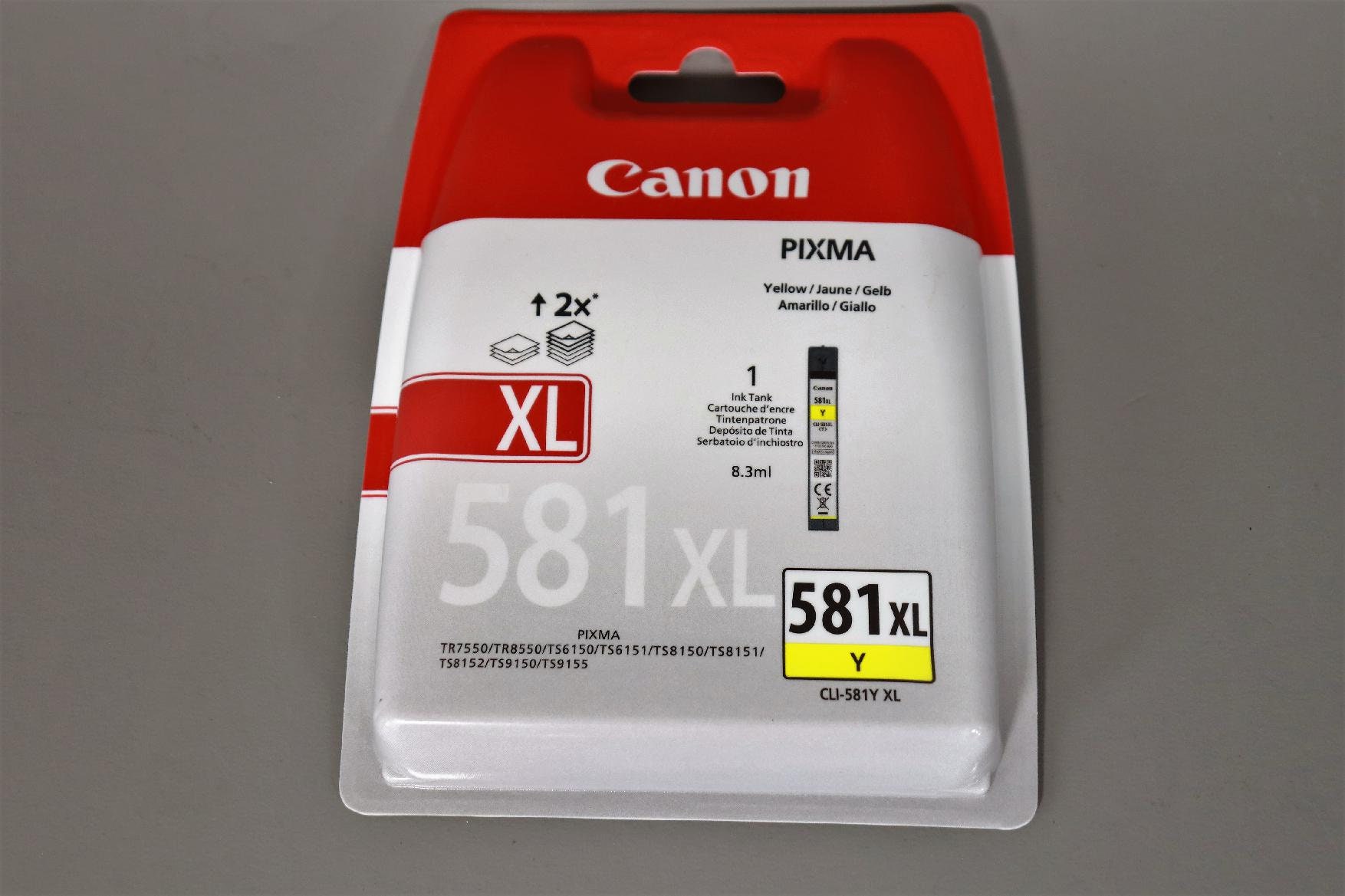 Canon CLI 581 4 cartouches d'encre originales Mu…