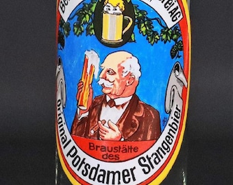 Bierglas Berliner Kindl / Stangenglas / original Potsdamer Stangenbier / 0,6l #Z
