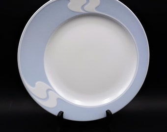 ¡EXTRAÑO! Rosenthal Asimmetria azul - plato llano 26 cm / Björn Wiinblad #R