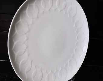 Assiette à gâteau Rosenthal Lotus blanche 28,5 cm Björn Wiinblad #T