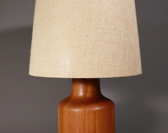 Kirk Kopenhagen 1960s Danish Teak Tischlampe H 52,5 cm / mid century #P