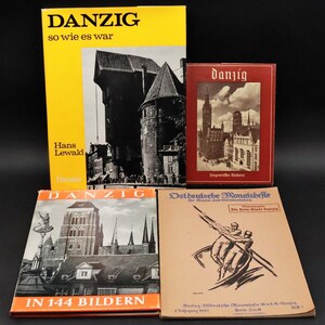 Ostdeutsche Monatshefte für Kunst & Geistesleben &quot;Danzig&quot; + &quot;Danzig&quot; Konvolut