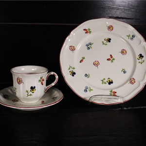 Villeroy & Boch Petite Fleur coffee set 3 pieces Country Collection V1 image 2