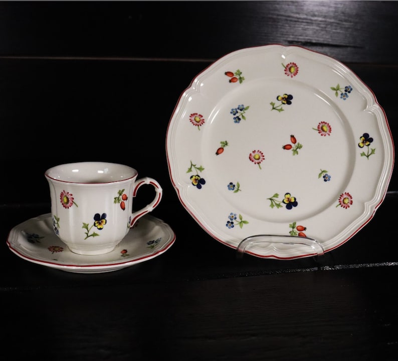 Villeroy & Boch Petite Fleur coffee set 3 pieces Country Collection V1 image 2