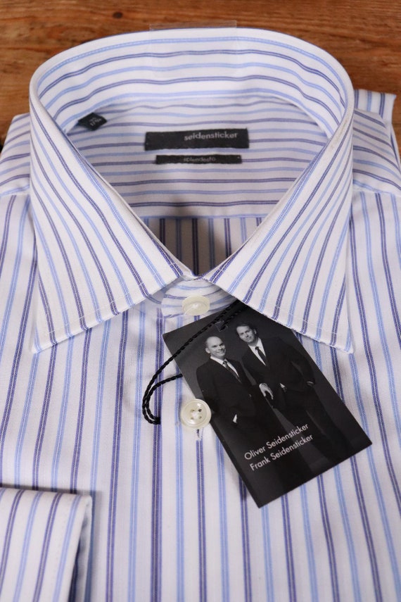 Chemise Homme Seidensticker Taille XL Violet - Occasion Comme Neuf