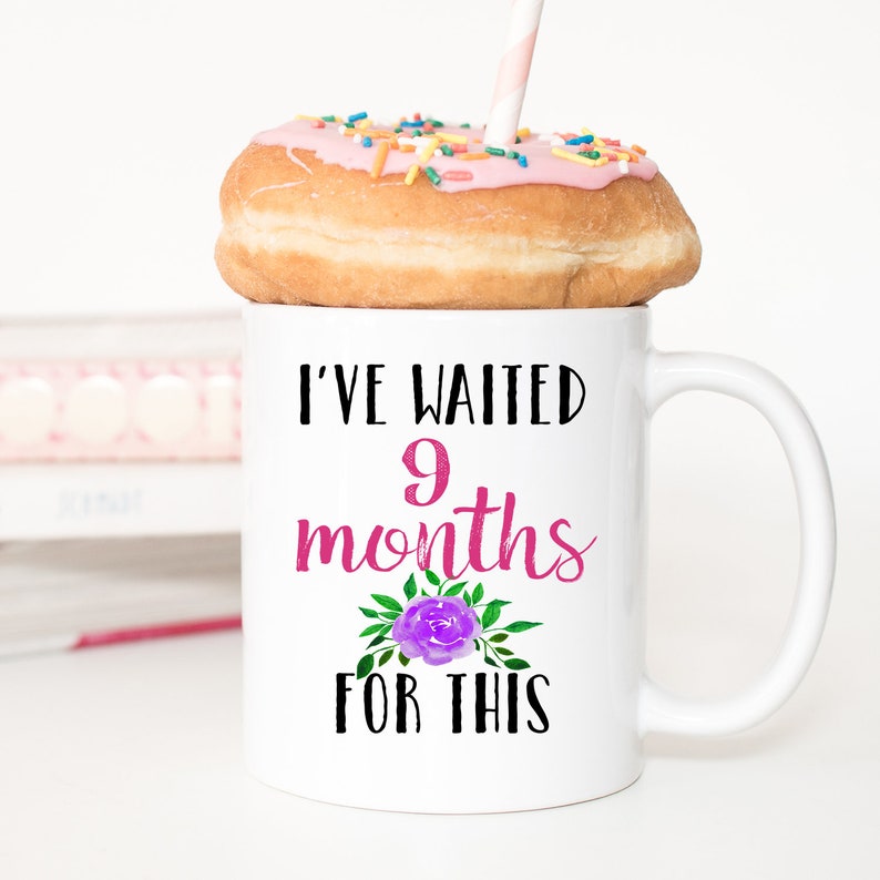 I've Waited 9 Months For This Mug  Pregnancy Announcement image 0