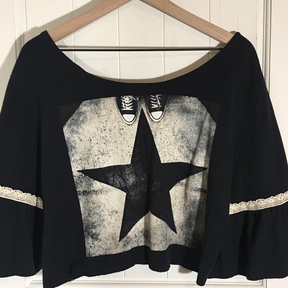 converse crop top