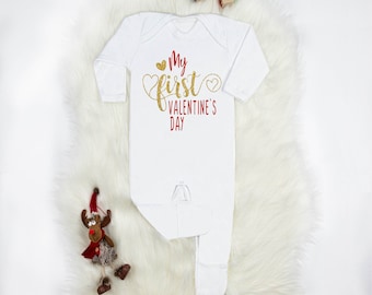 Personalised Baby Romper SR Personalised Full Name /& DOB Print Baby Rompersuit