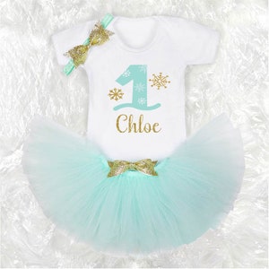 Personalised first Birthday Tutu Outfit Wonderland Birthday Dress birthday girl outfit