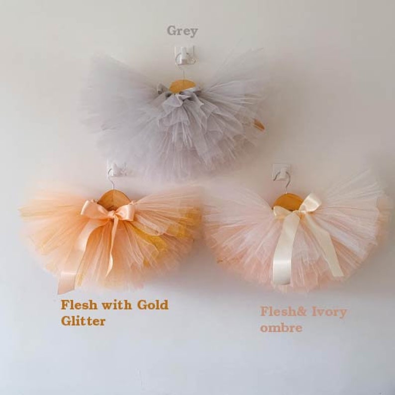 Handmade tutu skirt/ Girls Party tutu/ Flower girl tutu/Ballerina Tutu/ Wedding tutu/ birthday tutu/Baby Gift/ Baby tutu/ Girls Gift image 2