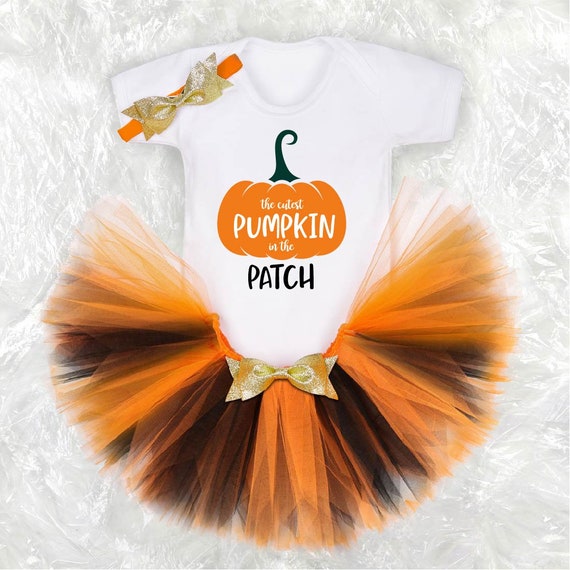 Halloween Outfit First Halloween Multi Colour Trick or treat Baby OUTFIT Tutu Cake Smash Outfit Personalised Outfit CHOOSE COLOR! treat or trick