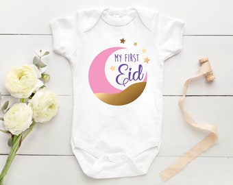Eid  baby outfit, First Eid bodysuit, baby gift for Eid , Eid Mubarak, baby present, personalized baby clothes, personalised  unisex vest