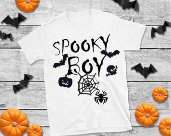 T-shirt d’Halloween pour enfants/ Costume d’Halloween / Fête d’Halloween/ Garçon effrayant/T-shirt fille