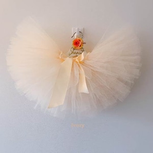 Handmade tutu skirt/ Girls Party tutu/ Flower girl tutu/Ballerina Tutu/ Wedding tutu/ birthday tutu/Baby Gift/ Baby tutu/ Girls Gift image 6