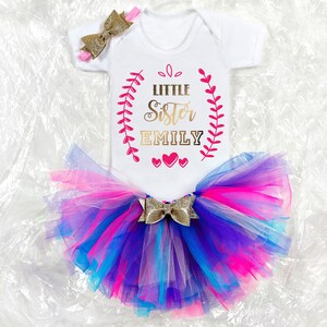 Personalised Big Sister Shirt Pregnancy Announcement Shirt Big Sister Outfit  Sister Gift Matching Sister Shirts  Little Sister